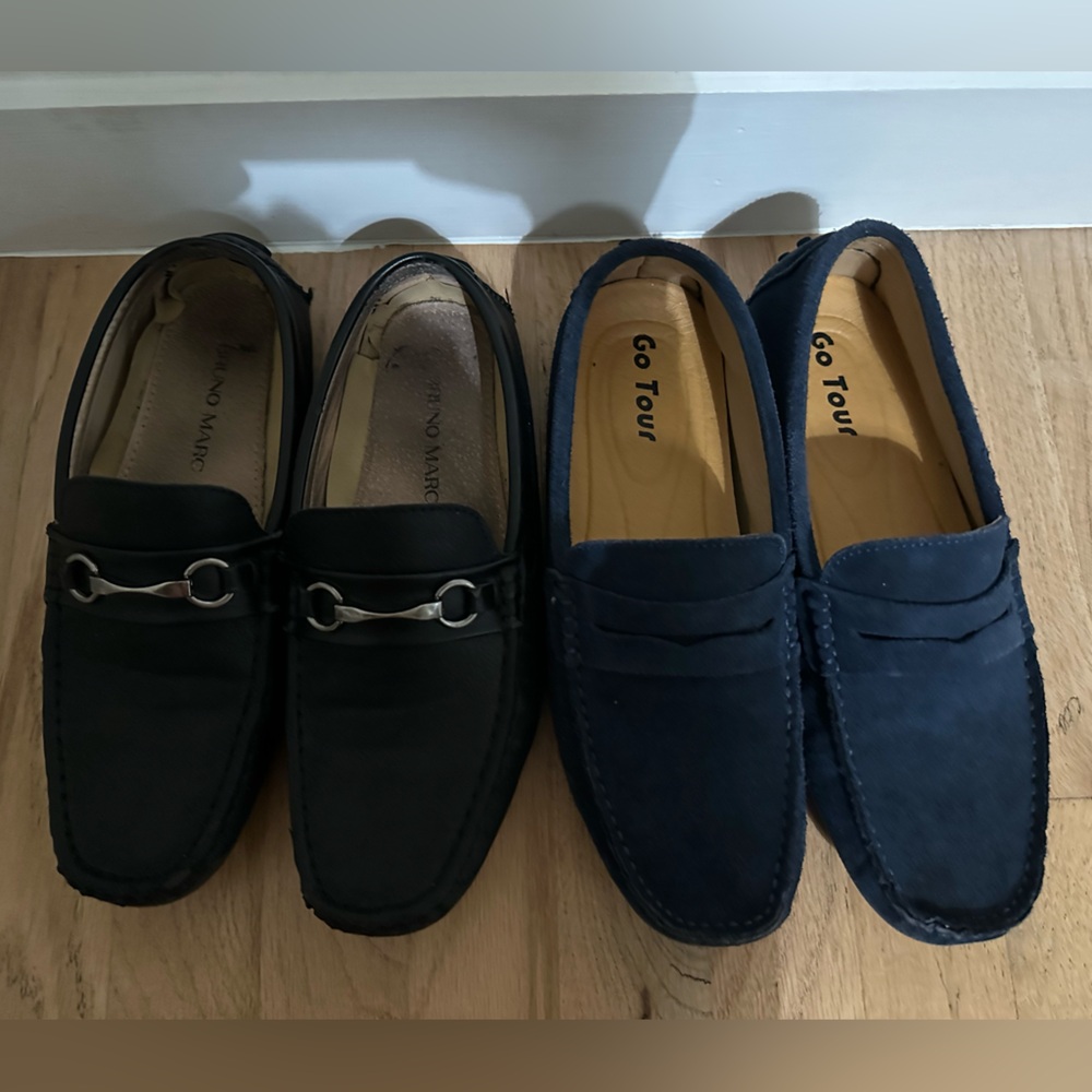2 PAIRS OF LOAFERS